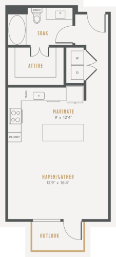 Alexan Lower Greenville Studio Floor Plans E2